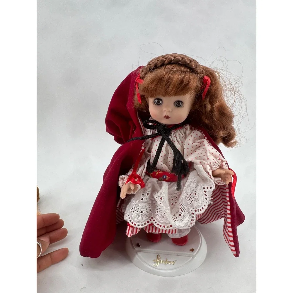 Vintage Effanbee Storybook Dolls Little Red Riding Hood & Orange FlowerFairy1988